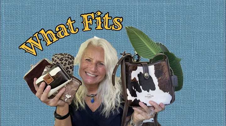What Fits In My Coach Mini Hadley Crossbody Cowprint Haircalf Bag 