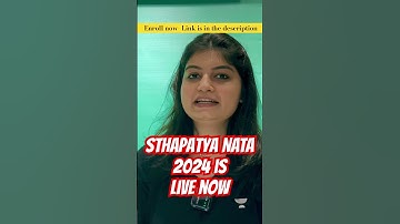 Enroll now for NATA 2024 ft. Yamee Thakkar