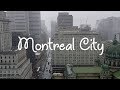 First Snowfall in Montreal City, November 7, 2019 Downtown