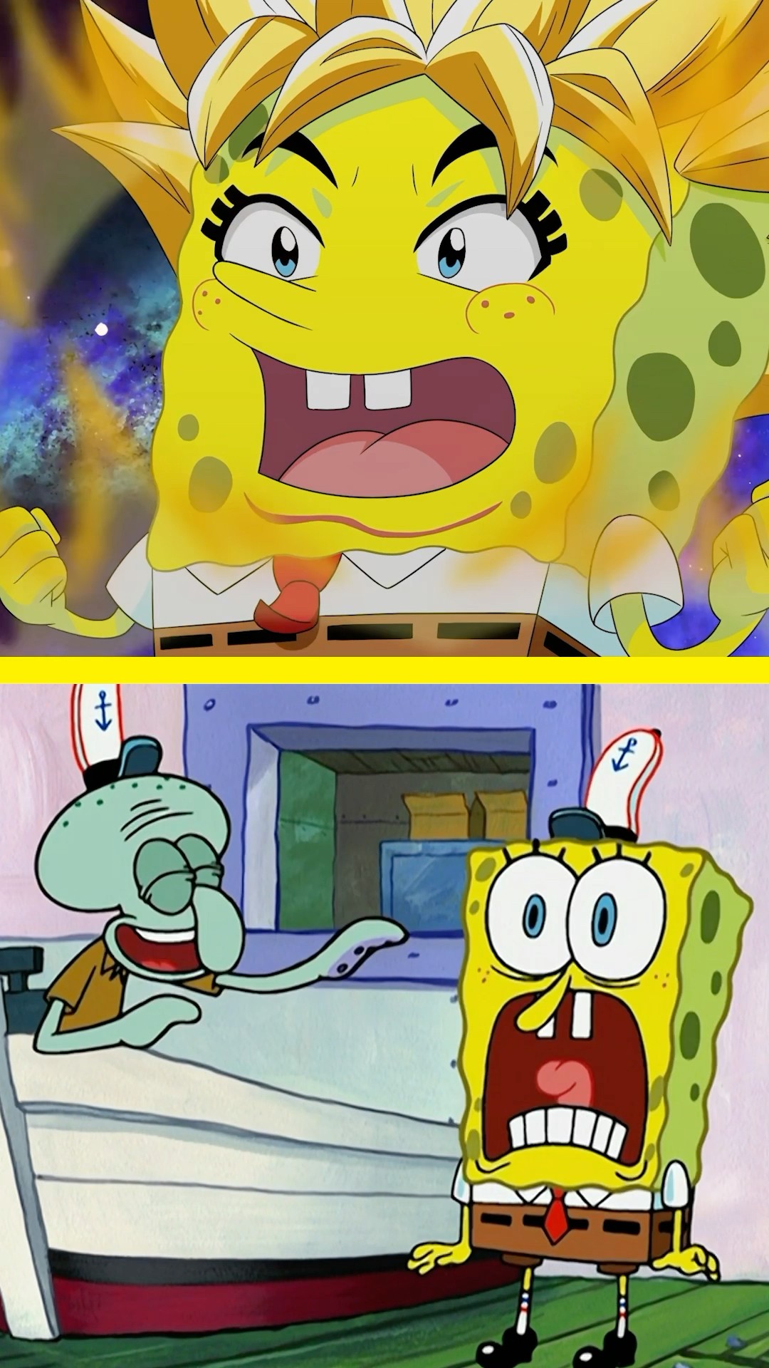 what if SpongeBob was an ANIME?! ? | #shorts
