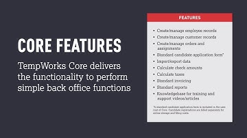 TempWorks Core Demo