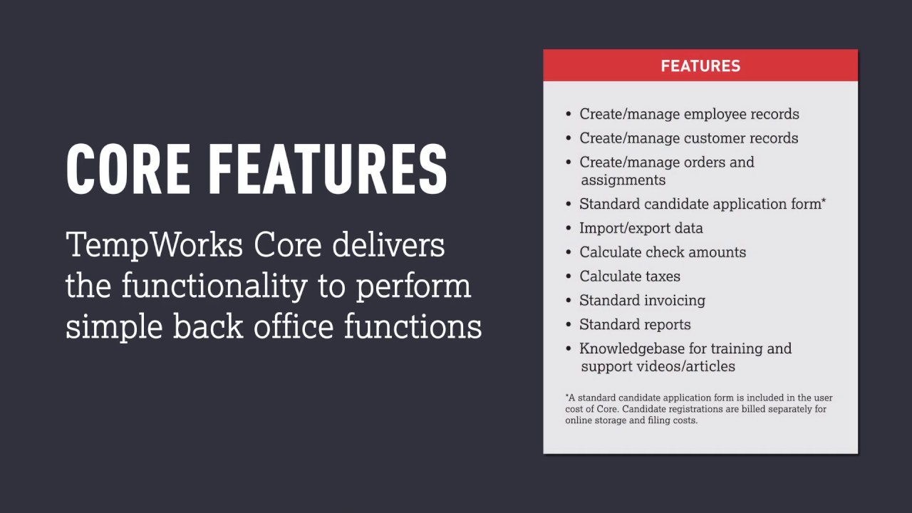 TempWorks Core Demo