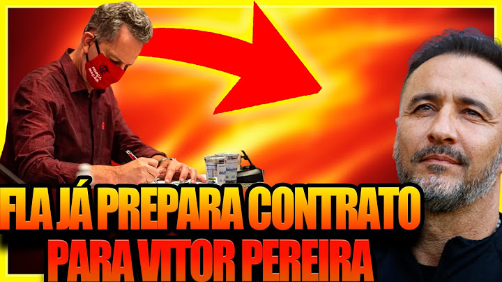 Flamengo Prepara Anúncio E Contrato Para Vitor Pereira!