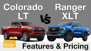 2024 Chevy Colorado LT vs Ford Ranger XLT | Feature & Pricing Breakdown!
