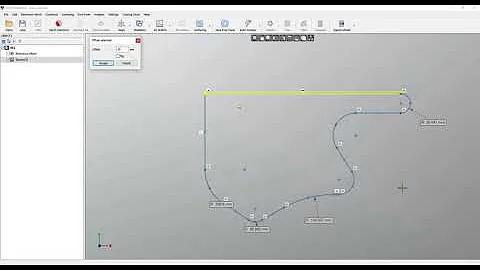 QS Tutorials: Offset elements In 2D Sketch - How to do Reverse Engineering with QUICKSURFACE