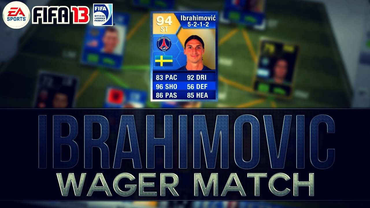 TOTS IBRAHIMOVIC 2.5 MILLION COIN WAGER MATCH! | FIFA 13 Ultimate Team