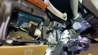 Lexus LS430 telescopic motor installation part 2 of 2. how to disable tilt and telescope function