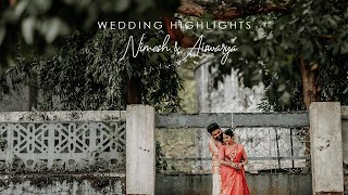 Kerala Hindhu Temple Wedding Highlights Nimesh Weds Aiswarya Pudava Weddings.in