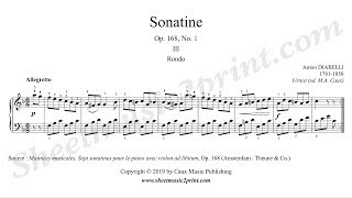 Diabelli : Sonatina Op. 168, No. 1 (3/3 : Rondo)