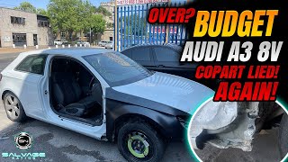 REBUILDING MY BUDGET CRASH DAMAGED AUDI A3 8VBUILD JUST GOT ABIT STICKY 😞😡🤬 - EP5