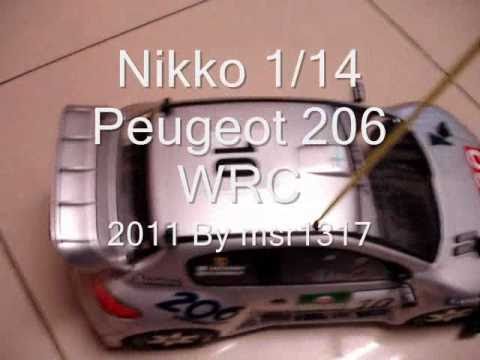 nikko rc peugeot 206 wrc