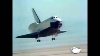 Space Shuttle Enterprise - Free flight Test - ABC News - 8/12/1977