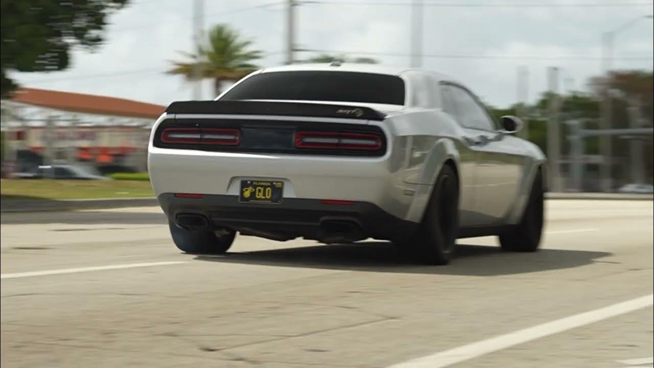 2020 Wide body Hellcat Mid Muffler delete YouTube