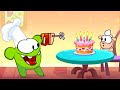 Om Nom Stories Hindi |🎂Welcome TO OM NOM Cafe | Birthday Cake | Funny Hindi Cartoons For Kids