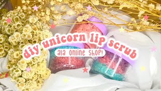 diy unicorn lip scrub ala online shop + tips pembukuan olshop dengan aplikasi BukuKas! screenshot 1