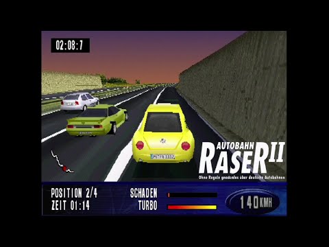 Autobahn Raser II - PS1 Gameplay
