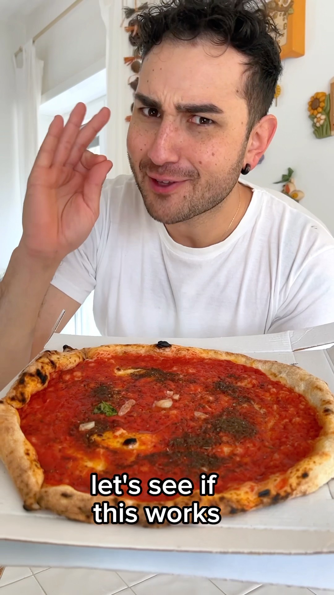 We try this PIZZA CUT TECHINQUE