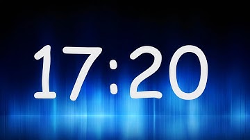 17:20 Minutes Timer / Countdown from 17min 20sec