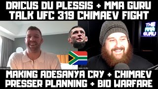 The MMA Guru & Dricus Du Plessis UFC 319 Interview! Chimaev Fight Prediction Making Adesanya Cry