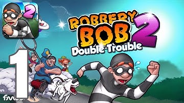 Robbery Bob 2 Gameplay Walkthrough Part 1 - Tutorial (Android,iOS)