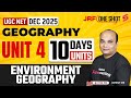 UGC NET Geography Unit 4 | Environment Geography UGC NET | UGC NET Geography Classes By Ashish Sir