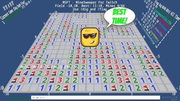 Record Time on 21x21 Minefield - MineSweeper For Twitch (MSFT) - Spark Edition