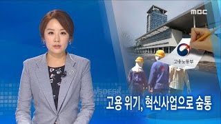 [뉴스데스크] 고용위기.. 혁신기업으로 숨통-R (160704월)