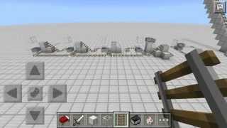 Minecart booster+infdev universe death clock (in MCPE)