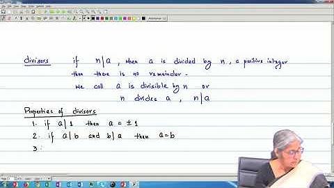Lecture 53 : Ring and Modular Arithmetic (Contd.)