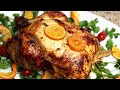 POLLO RELLENO PARA NAVIDAD Y AÑO NUEVO DE LUJO/stuffed baked chicken