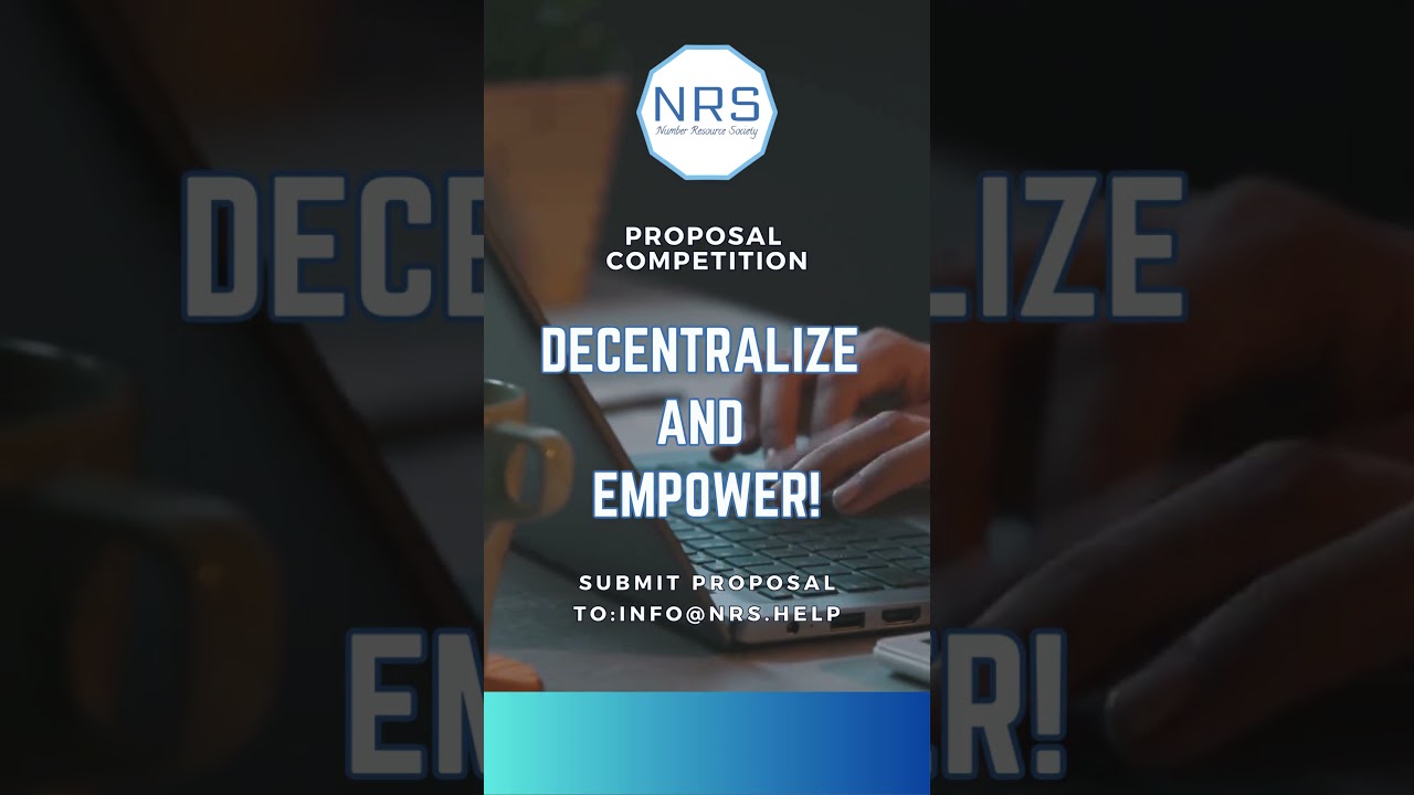 Decentralize the internet - Submit your proposal.