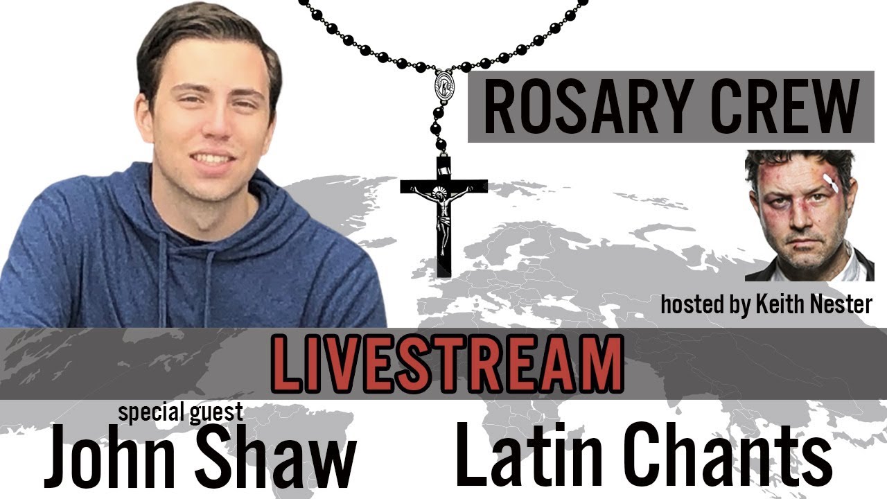 Live Rosary Special Guest- John Shaw- Luminous Mysteries