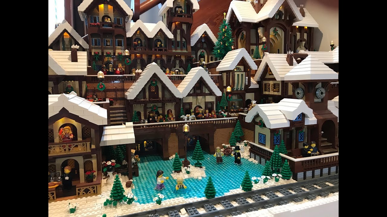 Lego Holiday Village 2017 - YouTube