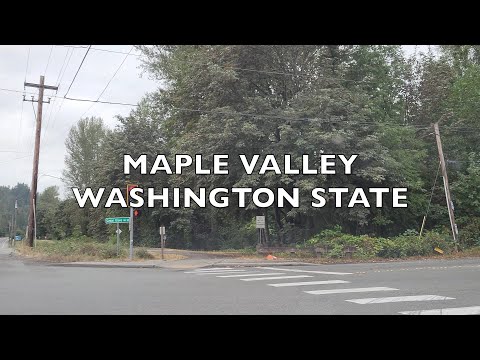 4K 🚗 Maple Valley Drive  ➔ Issaquah - Washington State