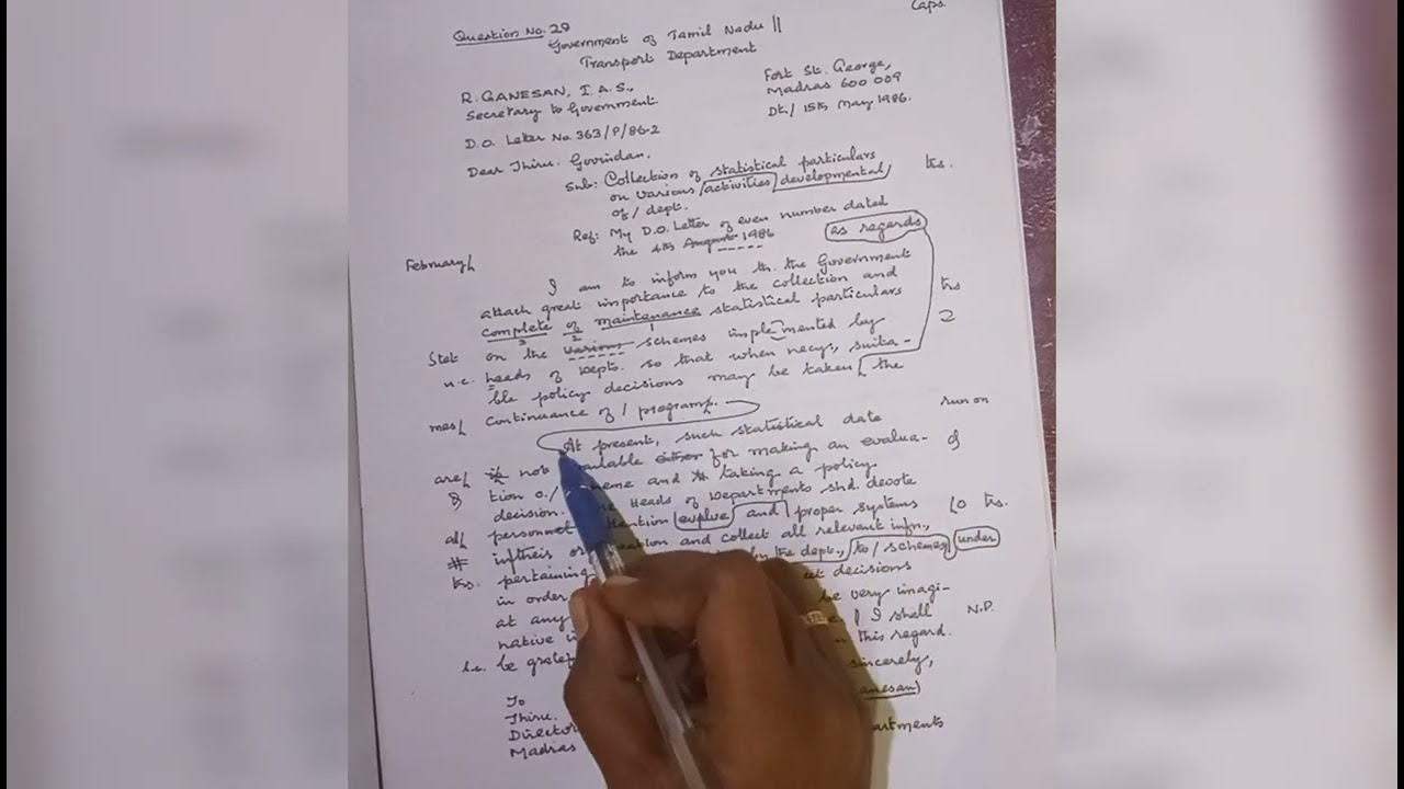 manuscripts and Proof Correction Typewriting 2nd Paper tndte YouTube
