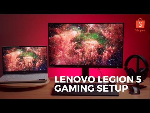 Lenovo Legion 5 + Lenovo G27q-20 Gaming Monitor - Ultimate Gaming Setup Combo!?!
