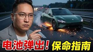别再被忽悠了!揭秘电车电池弹出瞬间,老司机的保命指南!#琼玩车#电车 #电池弹出 #小米汽车