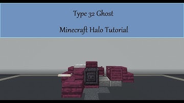 Type 32 Ghost Minecraft Halo Tutorial
