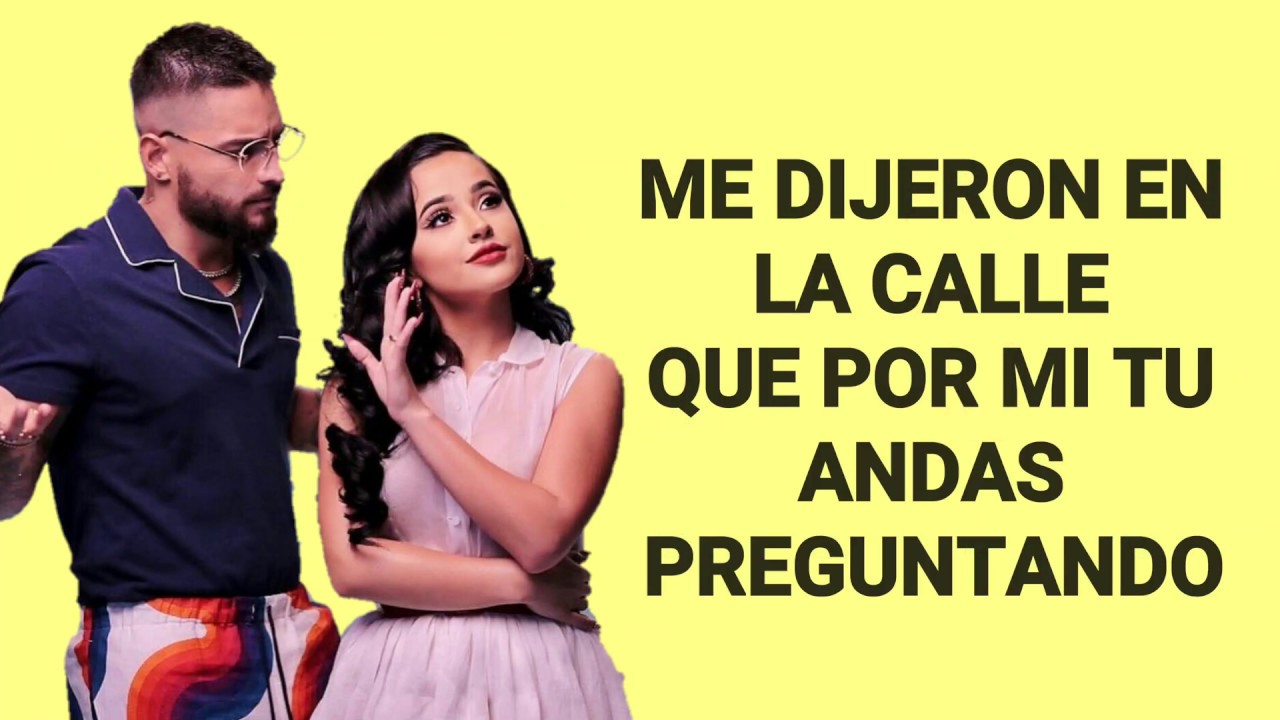 Becky G Maluma La Respuesta Letra