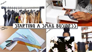 Starting a Small Clothing Business : Day 1 Vlog