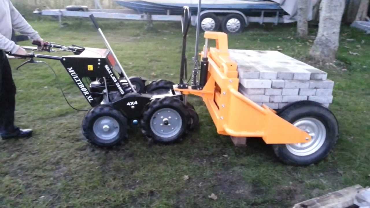 Multibor Xl Korer Med 800kg Sten Youtube