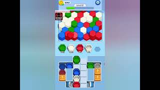 Hexa Fall Color Sort – Level 27 Gameplay & Solution screenshot 3