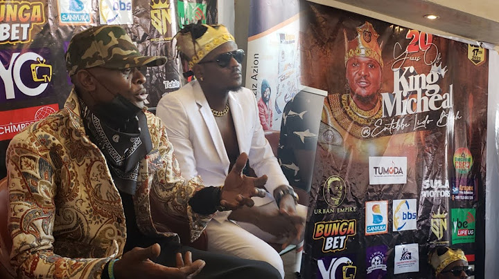 Dr Jose Chameleon Akyamudde Banamawulile Bwayimbye Obuyimba Bwa King Michael Mu Press Conference