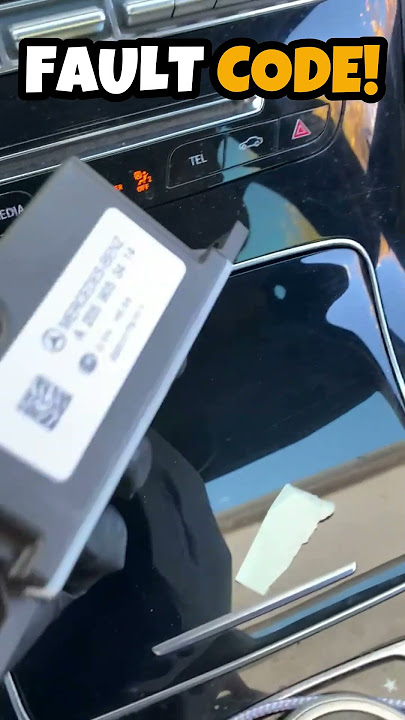 Stop Vehicle Shift to P Leave Engine Running Fault Code Fix #mercedes #c300 #auxiliarybattery