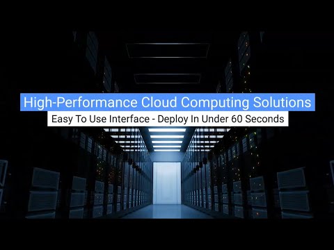 VULTR | High Performance Cloud Computing Solutions / Up to 4 Times Faster Than the Competition