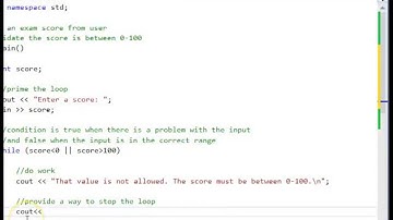 Input Validation Loop