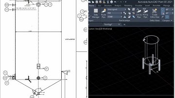 Plant 3d Tutorial For Standard Equipment Modelling