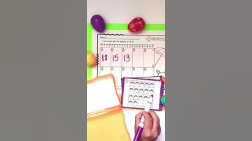 Spring Tens Frame Numbers to 20 Task Cards