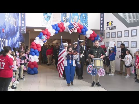South Buffalo Charter School has early Veterans Day parade