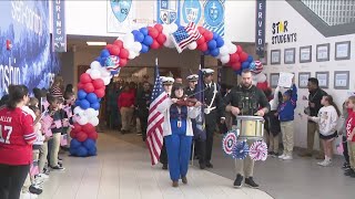 South Buffalo Charter School has early Veterans Day parade